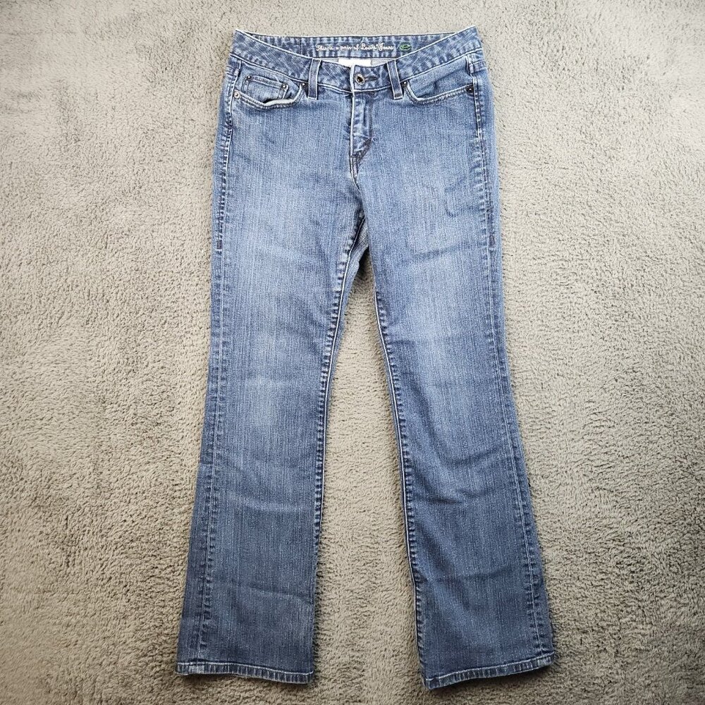 Women's‎ Levi's Mid Rise Boot Cut Jean Size 6 Blue 553 Medium Wash Stretch Denim